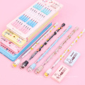 Andstal 4 Types Cute Dog Patterns Replaceable Refill With Eraser 48pcs Bullet Pencil For School Writing Tools